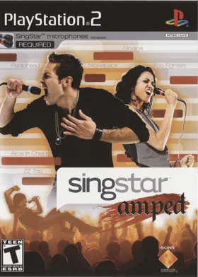 SingStar Amped box cover front